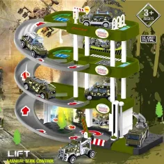 3 - nivele parcare cu vehicule militari, sunete și lumini imaginea 2