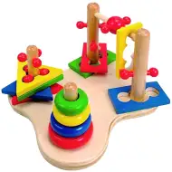 Jucărie 3D de abilitate din lemn