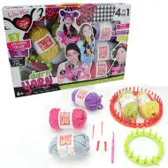 4 in 1 set de țesut cu fire colorate