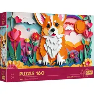 40 de ani Jubileu - Paper Art: Căţeluş - puzzle de 160 piese - Trefl