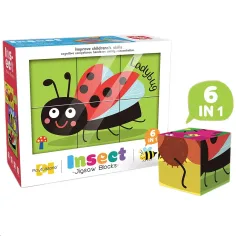 6 în 1 cub de poveste - Insecte imaginea 1
