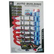 7 nivele parcare cu 8 bucăți de mașină set de joacă