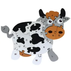 ABC - 123 puzzle educativ cu ursuleți imaginea 2