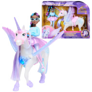 Academia Unicornilor: păpușa Layla și set de joacă cu unicorn zburător Glacier - Spin Master