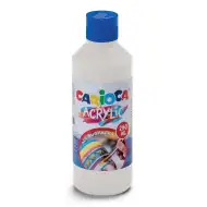 Acrilic 250ml vopsea acrilică albă - Carioca