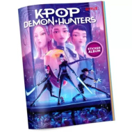 Album de colecție pentru autocolante colecționabile K-Pop Demon Hunters - cu 2 x 5 buc. autocolante