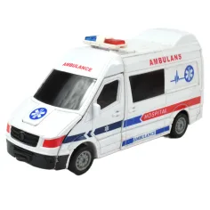 Ambulanță: Mașină de salvare transformabilă în robot, disponibilă în două variante, de 13 cm. imaginea 2