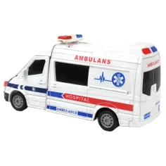 Ambulanță: Mașină de salvare transformabilă în robot, disponibilă în două variante, de 13 cm. imaginea 3
