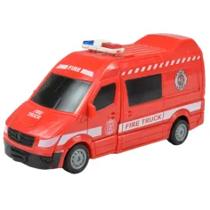 Ambulanță: Mașină de salvare transformabilă în robot, disponibilă în două variante, de 13 cm. imaginea 6