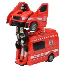 Ambulanță: Mașină de salvare transformabilă în robot, disponibilă în două variante, de 13 cm. imaginea 8