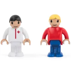 Ambulanță magnetică cu remorcă - Woodyland imaginea 3