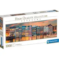 Amsterdam colorat HQC puzzle panoramic de 1000 de piese - Clementoni