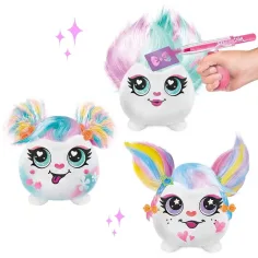 Animale de pluș colorabile cu aerograf, disponibile în mai multe variante, 1 buc. imaginea 2