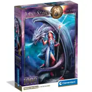 Anna Stokes: Magicianul Dragonilor puzzle de 1000 de piese - Clementoni