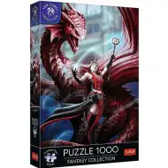 Anne Stokes: Roșu stacojiu puzzle premium plus de 1000 de piese - Trefl