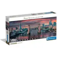 Apus de soare pe Tamisa HQC puzzle panoramic de 1000 de piese cu poster - Clementoni