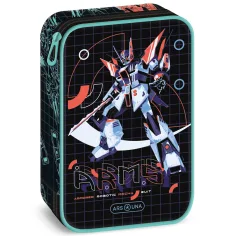 Ars Una: A.R.M.S. penar multietajat cu imprimeu de roboți 15,5 x 22,5 x 4,5 cm