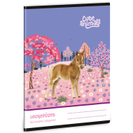 Ars Una: Animale drăguțe – cai, caiet pentru teme, 38 file, A/5