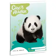 Ars Una: Animale drăguțe - Caiet cu linii Panda A/5