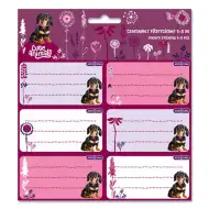 Ars Una: Animale drăguțe - Etichete pentru caiete cu câini, pachet de 3x6 bucăți