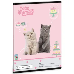 Ars Una: Animale drăguțe - Petrecere de ceai, caiet simplu A/5 20-32