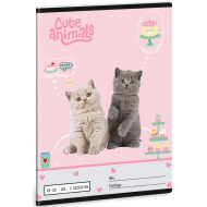 Ars Una: Animale drăguțe - petrecere de ceai A/5 caiet liniat pentru clasa a III-a 12-32