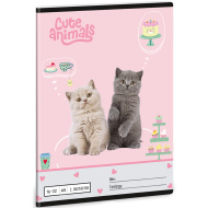 Ars Una: Animale drăguțe - petrecere de ceai, caiet cu linii pentru clasa a II-a, A5, 16-32