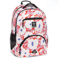 Ars Una: Bloomie – ghiozdan școlar ergonomic, cu imprimeu floral, 27 L