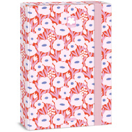 Ars Una: Bloomie cutie pentru caiete A4 cu elastic, model floral