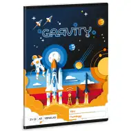 Ars Una: Caiet liniat cu astronaut Gravity A/5