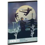 Ars Una: Caiet tip 1 cu linii pentru clasa a II-a, Ninjas in the dark, format A5, 16-32