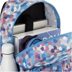 Ars Una: Caleidoscope-blue rucsac școlar AU-14 32x51x25cm imaginea 8