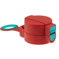 Ars Una: Capac pentru bidon cu închidere de siguranță, roșu.