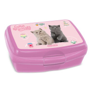 Ars Una: Cute Animal Tea Party cutie pentru gustări cu pisici 16,5x6x13,5 cm