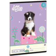 Ars Una: Cute Animals - Aussie A/5 caiet liniat pentru clasa I-a 14-32