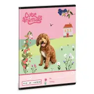 Ars Una: Cute Animals - Căţeluş A/5 caiet dictando pentru clasa a 3-a, 12-32