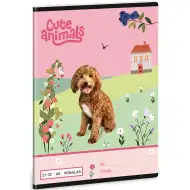 Ars Una: Cute Animals - Cățeluș caiet dictando A/5 21-32