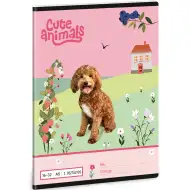 Ars Una: Cute Animals - Cățeluș caiet tip dictando, clasa a 2-a, format A/5, 16-32 pagini