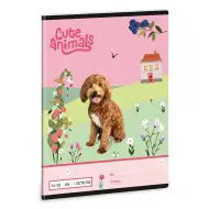 Ars Una: Cute Animals - Doggie caiet dictando A/5 clasa I 14-32