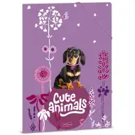 Ars Una: Cute Animals - Mapă elastică A/4 cu model cățeluș teckel