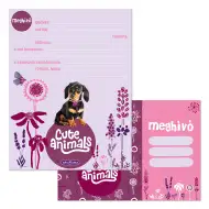 Ars Una: Cute Animals - Set de 10 invitații cu pui de pisică, cu plicuri.