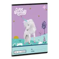 Ars Una: Cute Animals - Unicorn caiet dictando A/5 clasa a III-a 12-32