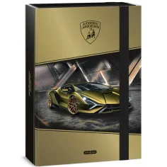 Ars Una: Cutie pentru caiete A4 Lamborghini, galbenă