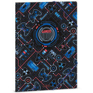 Ars Una: Dosar cu elastic Gamers HUD, mărimea A4