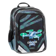 Ars Una: Drone Pro ergo-fit rucsac școlar cu colțuri rotunjite, 34x40x21cm