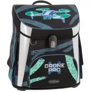 Ars Una: Drone Pro ghiozdan ergonomic compact cu închidere magnetică, rucsac 33x41x24 cm
