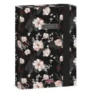 Ars Una: Flowery Black cutie pentru caiete format A/5