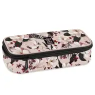 Ars Una: Flowery Pink penar pentru adolescenți 22,5x6x11,5cm