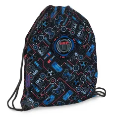 Ars Una: Gamers HUD sac cu șnur pentru sală, sac de sport 32x42 cm
