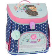 Ars Una: Ghiozdan școlar "Fresh Flowers" cu închidere magnetică, 33 x 41 x 24 cm